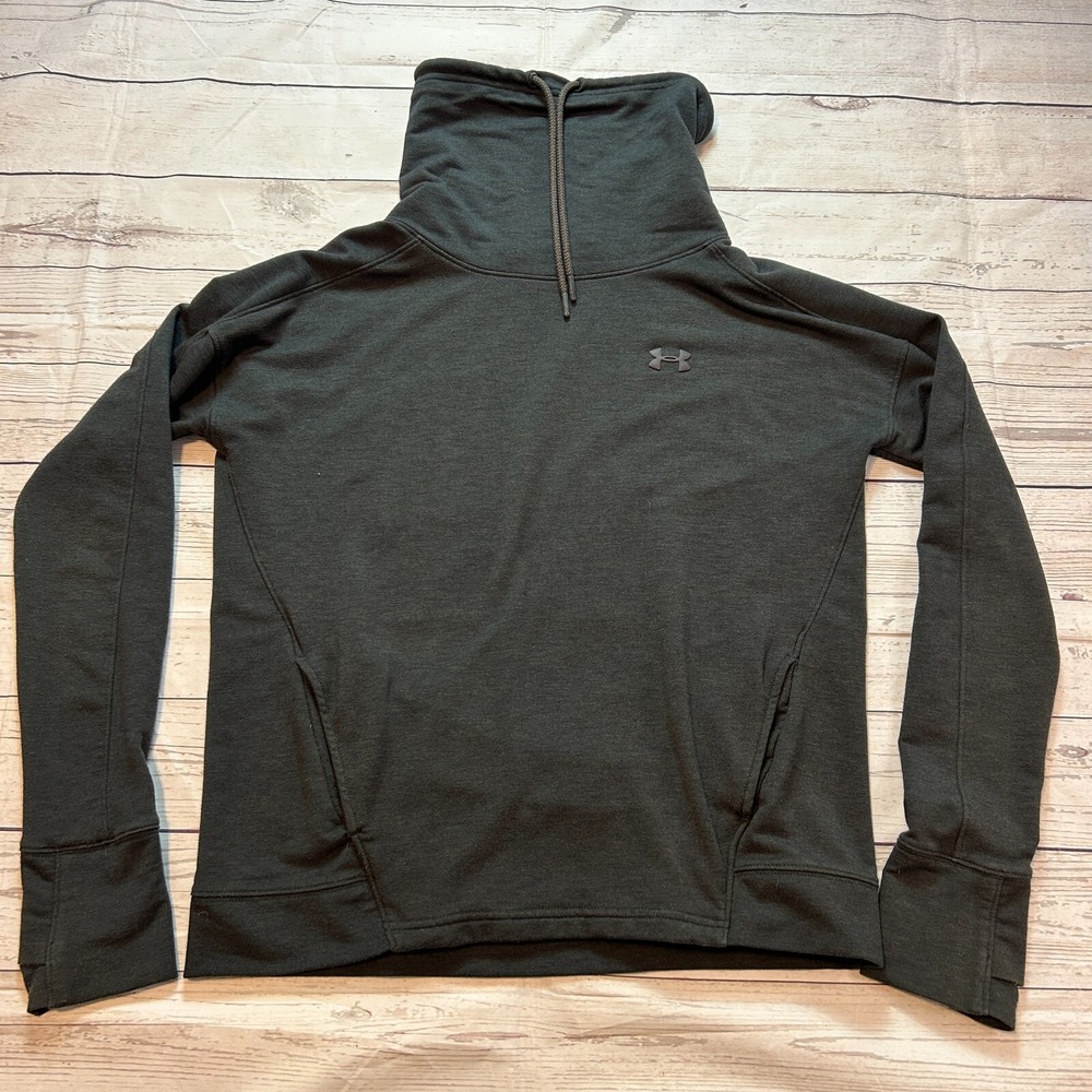 Under Armour Loose Cowl‎ Neck Gray Pullover Sweatshirt Women's Size Medium